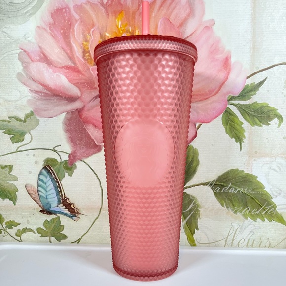Starbucks Pink Lenonade Matte Soft Touch Studded Tumbler